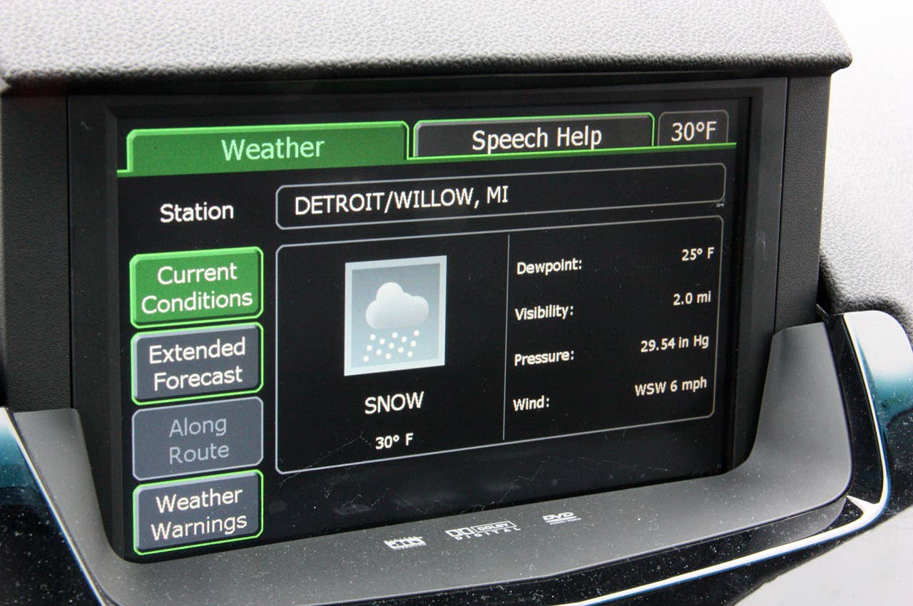 2011 Cadillac CTS-V Sport Wagon multimedia system