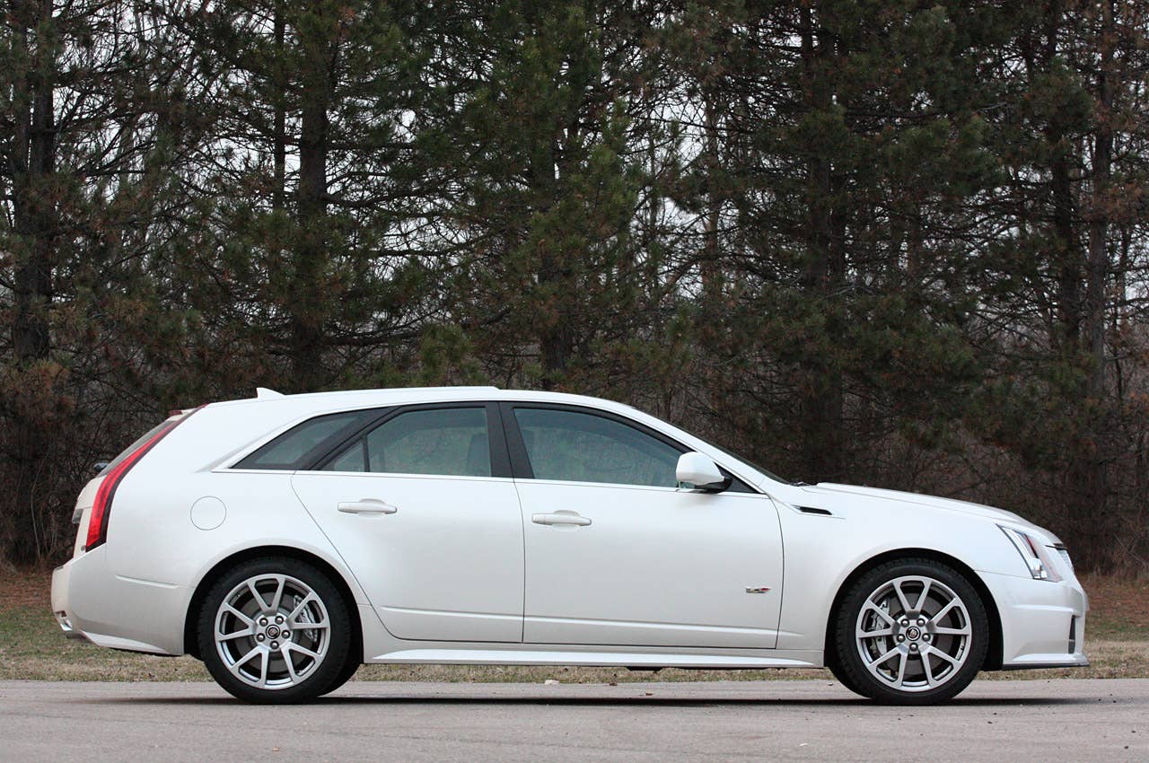 2011 Cadillac CTS-V Sport Wagon side view