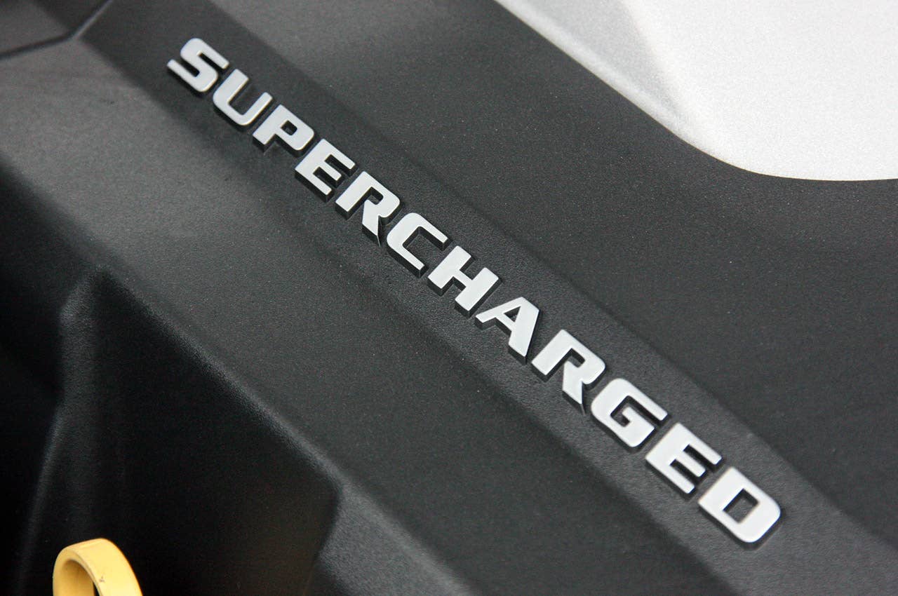 2011 Cadillac CTS-V Sport Wagon engine detail