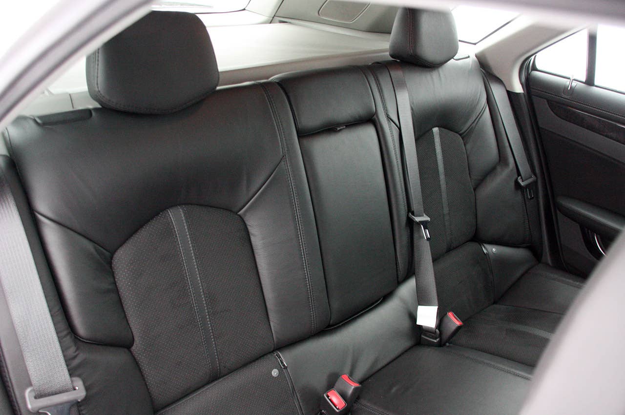2011 Cadillac CTS-V Sport Wagon rear seats