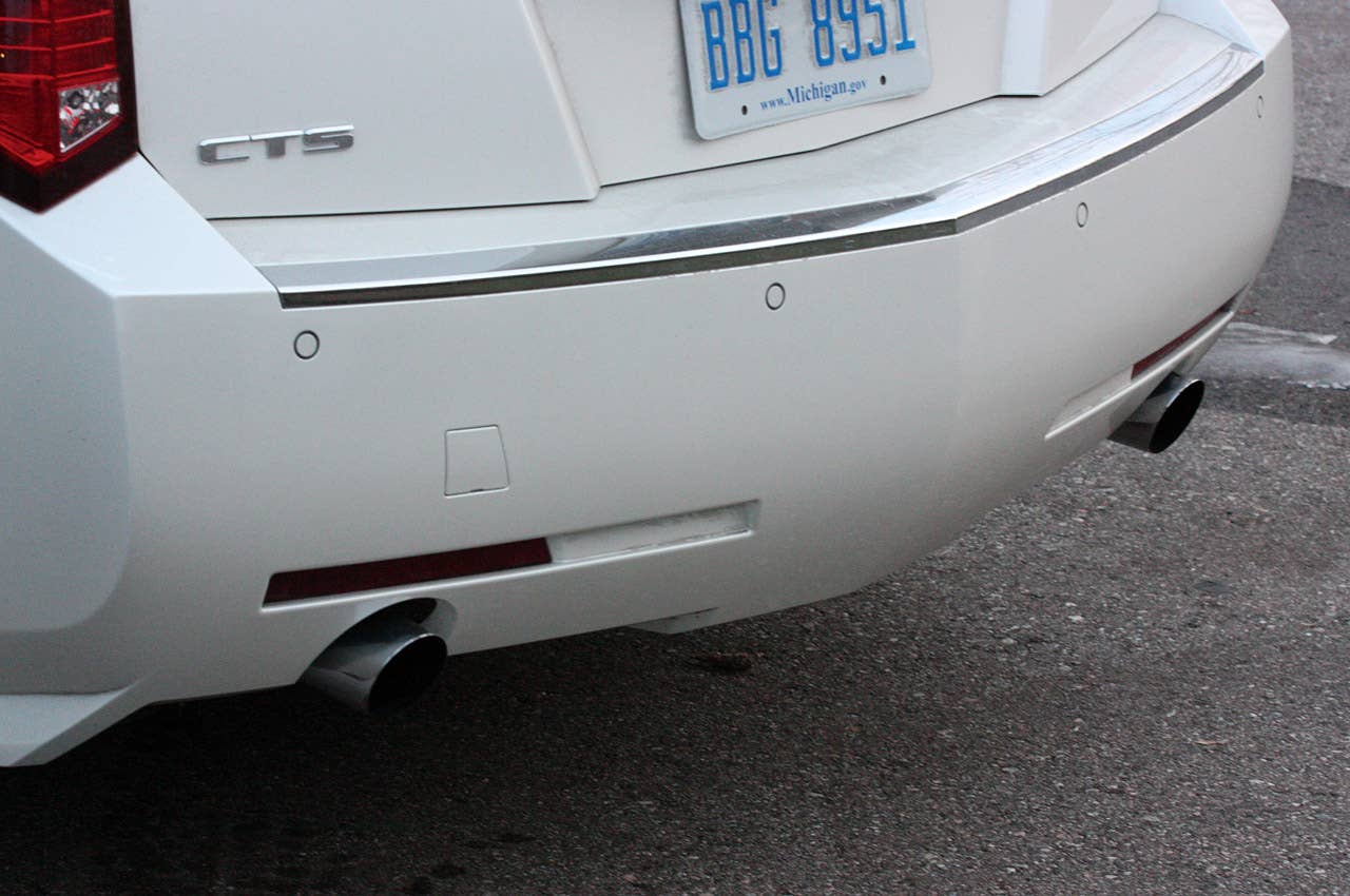 2011 Cadillac CTS-V Sport Wagon rear bumper