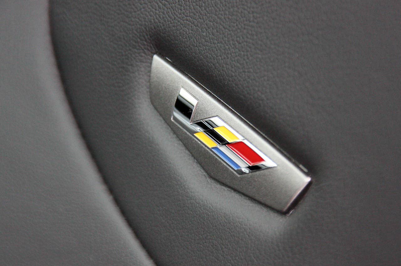 2011 Cadillac CTS-V Sport Wagon seat badge