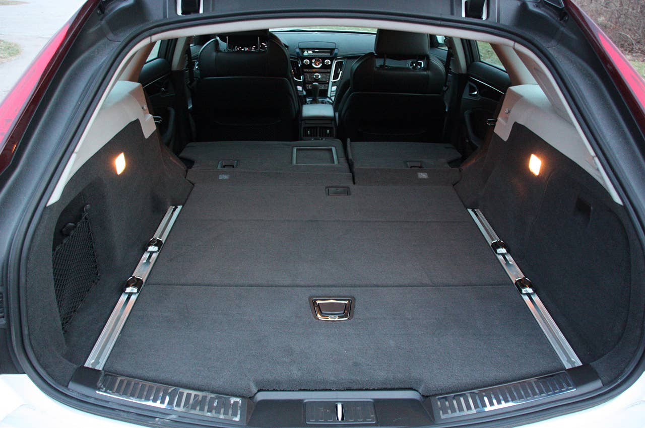 2011 Cadillac CTS-V Sport Wagon rear cargo area