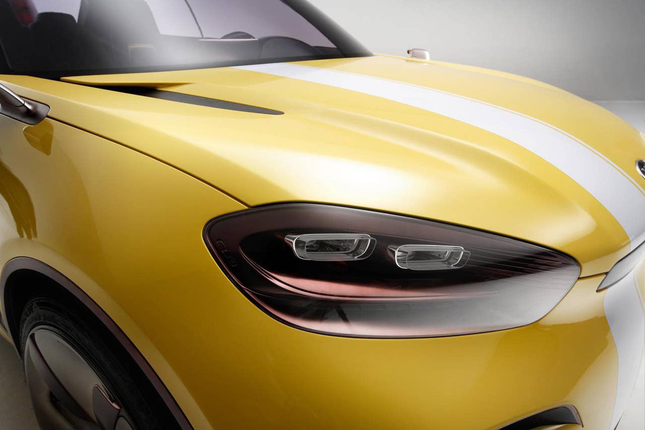 Kia Cub Concept headlamp detail