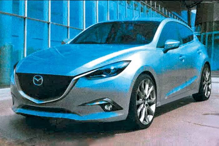 2014 Mazda Mazda3 5-door digital renderings front 3/4