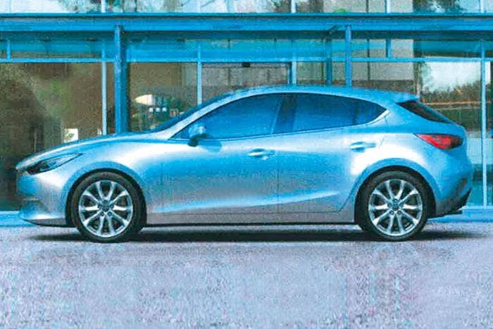 2014 Mazda Mazda3 5-door digital renderings side view