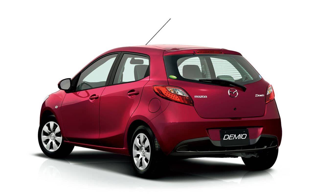 Mazda Demio rear 3/4