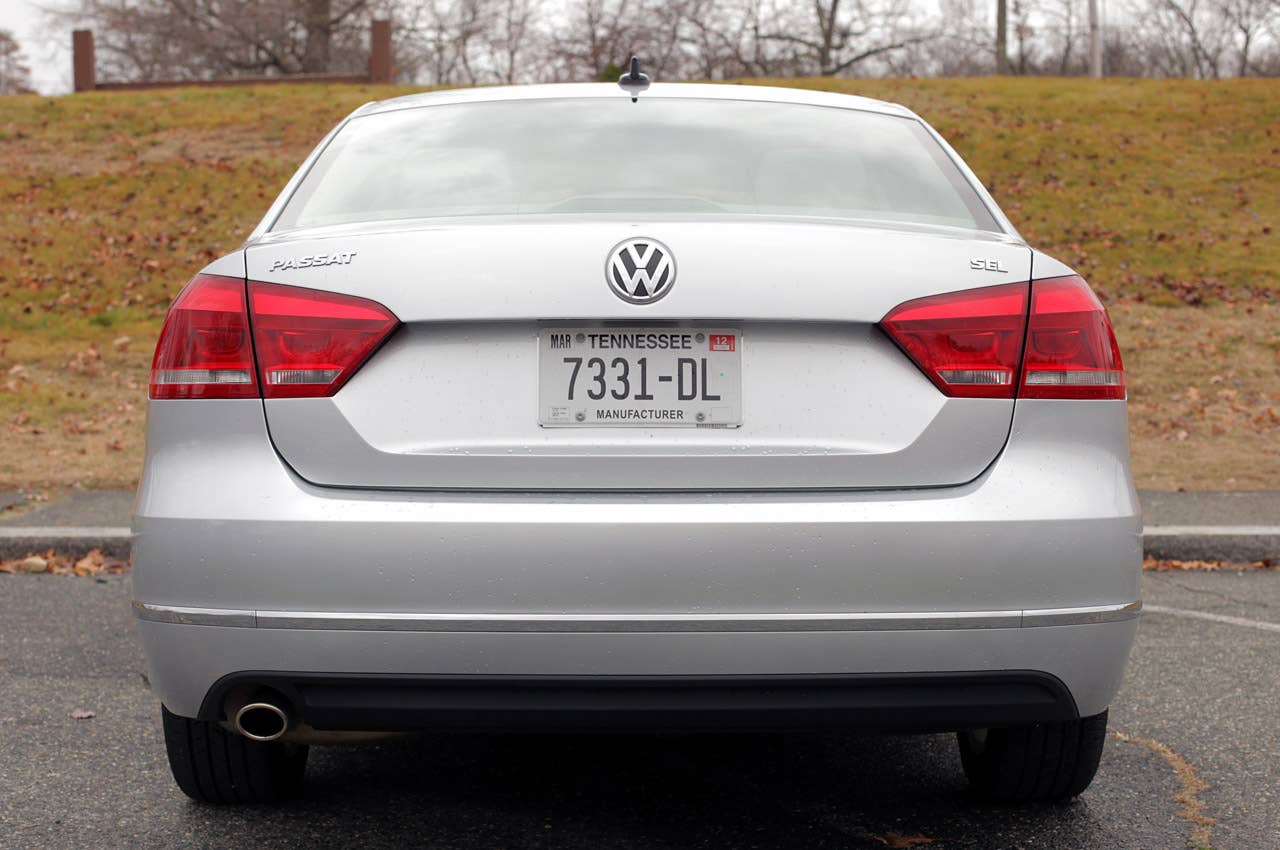 2012 Volkswagen Passat rear view