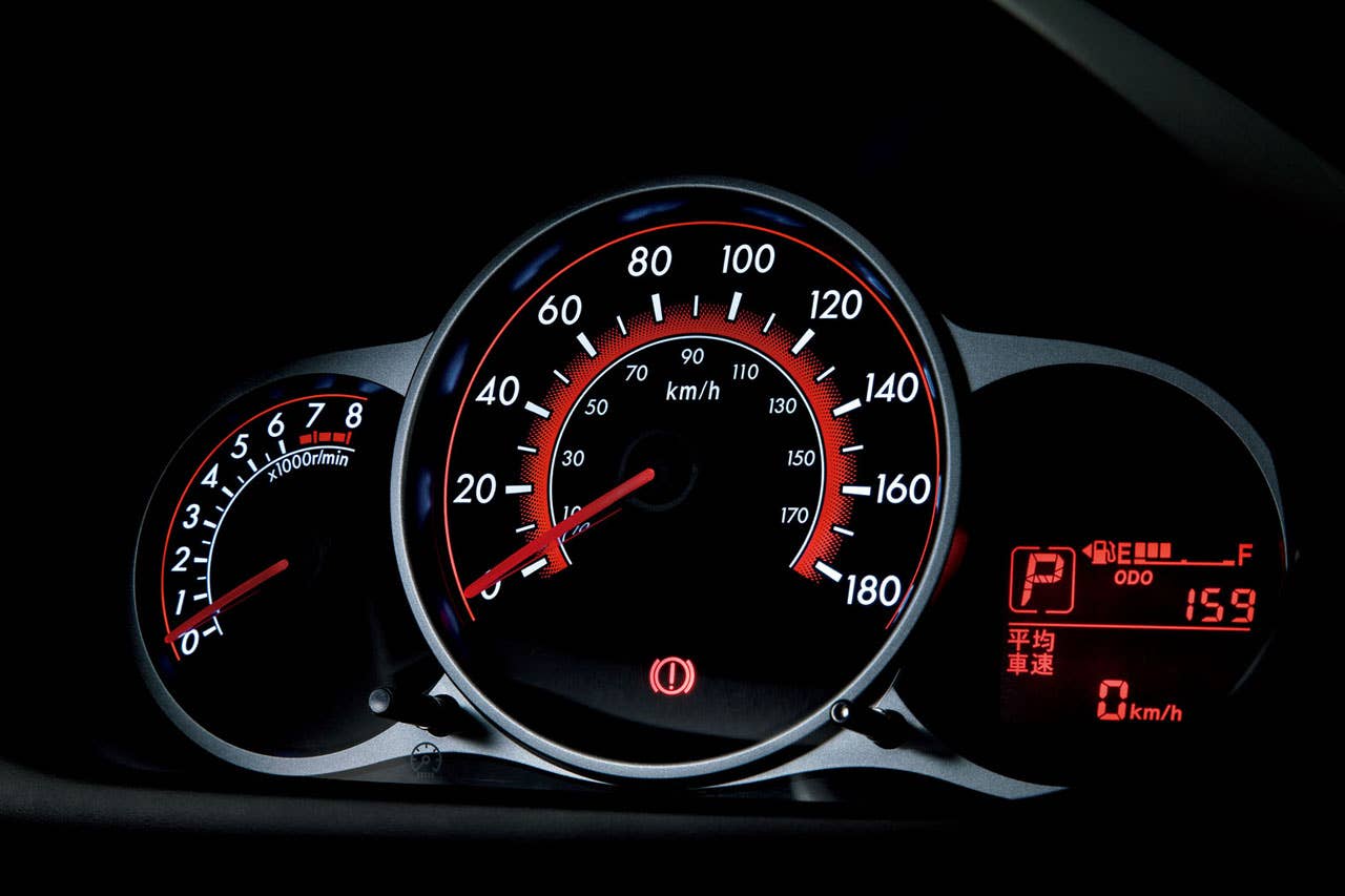 Mazda Demio gauges