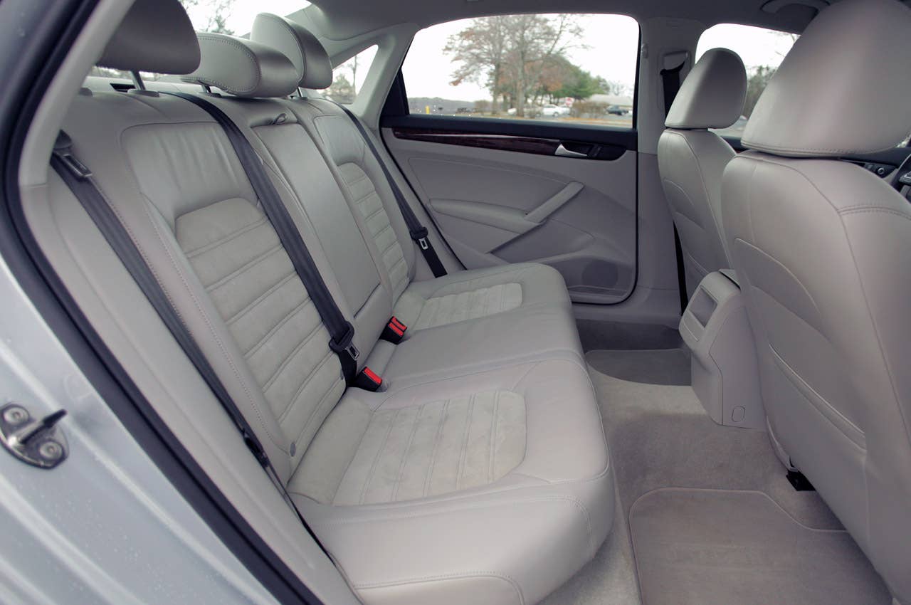 2012 Volkswagen Passat rear seats