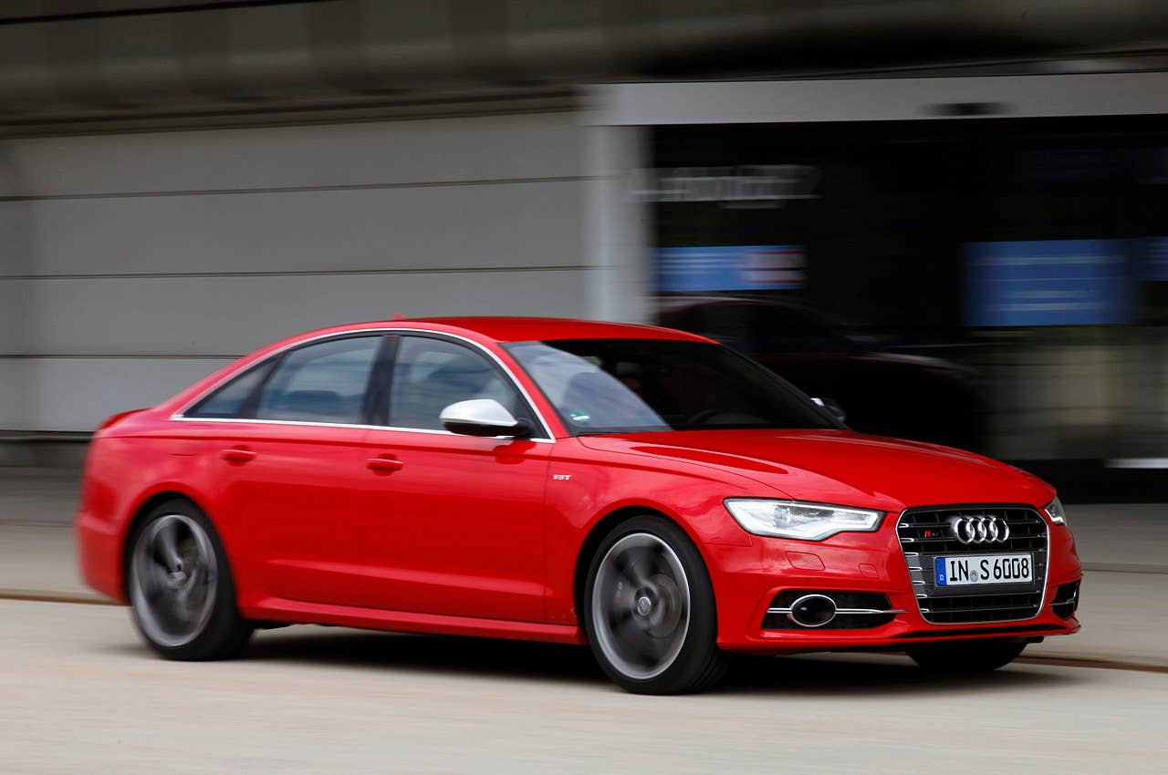 2013 Audi S6 driving