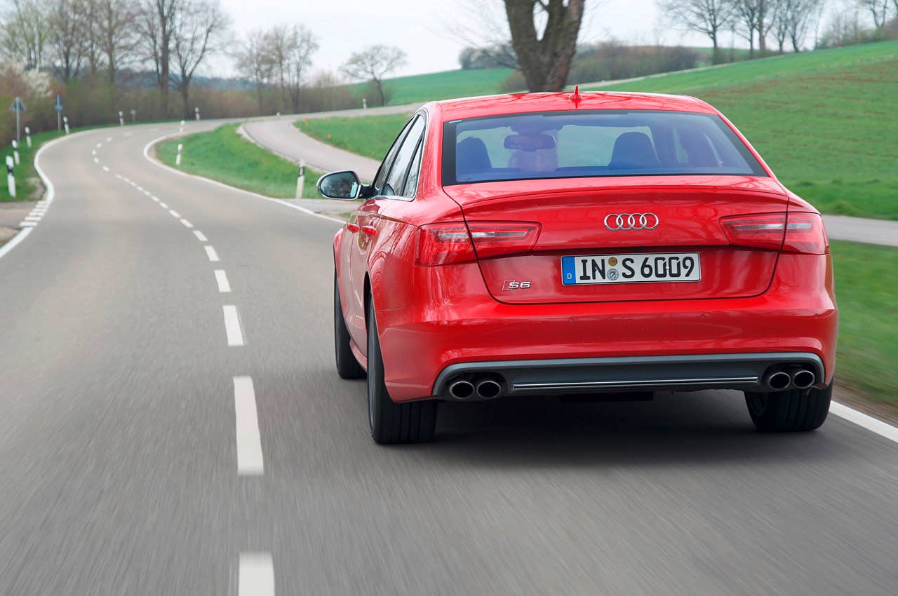 2013 Audi S6 driving