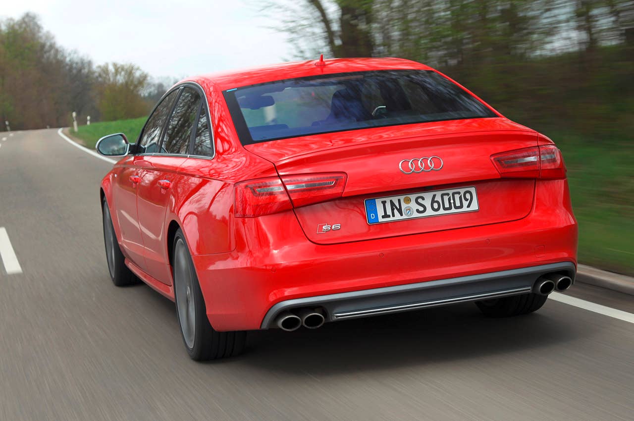 2013 Audi S6 driving