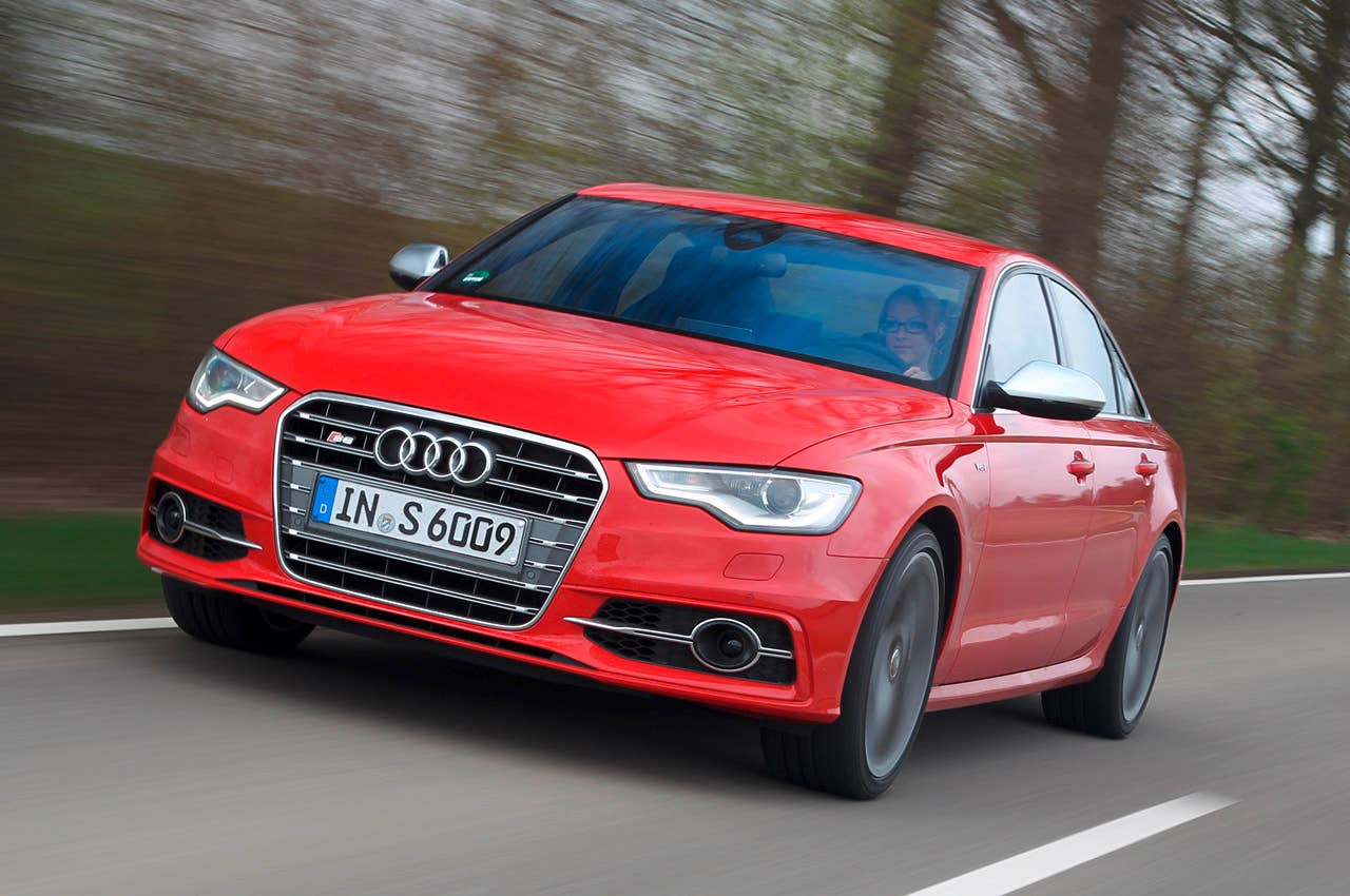 2013 Audi S6 driving