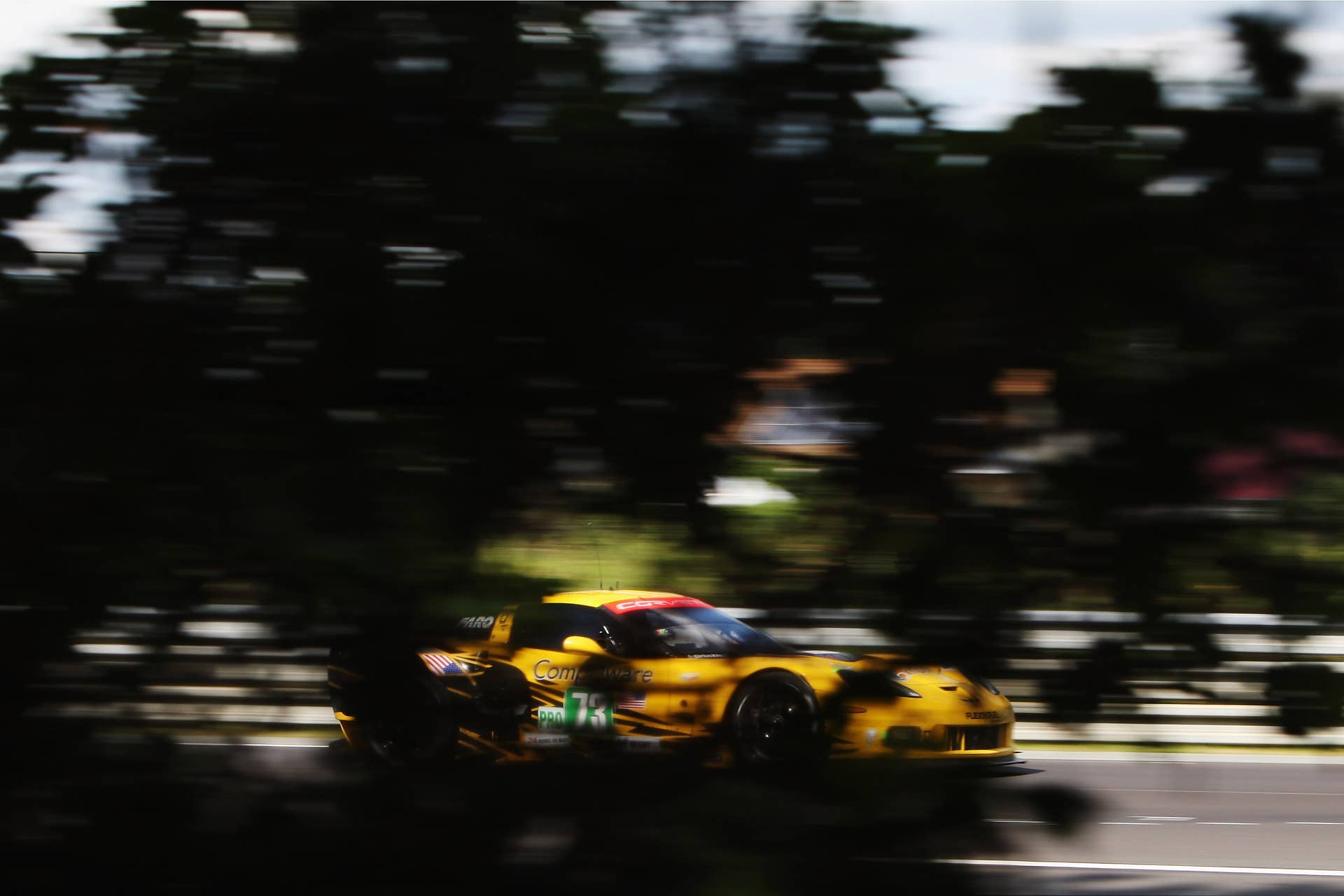 LE MANS, FRANCE - JUNE 16:  The Corvette Racing C6 ZR1 of Antonio Garcia, Jan Magnussen and Jordan Taylor drives during the Le Mans 24 Hour race at the Circuit de la Sarthe on June 16, 2012 in Le Mans, France.  (Photo by Ker Robertson/Getty Images)