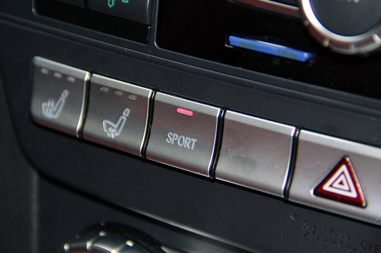 2012 Mercedes C-Class Coupe sport button