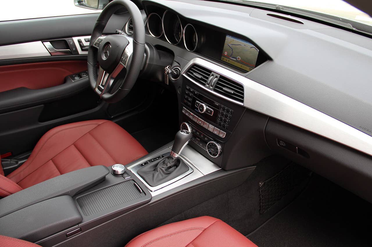 2012 Mercedes C-Class Coupe interior