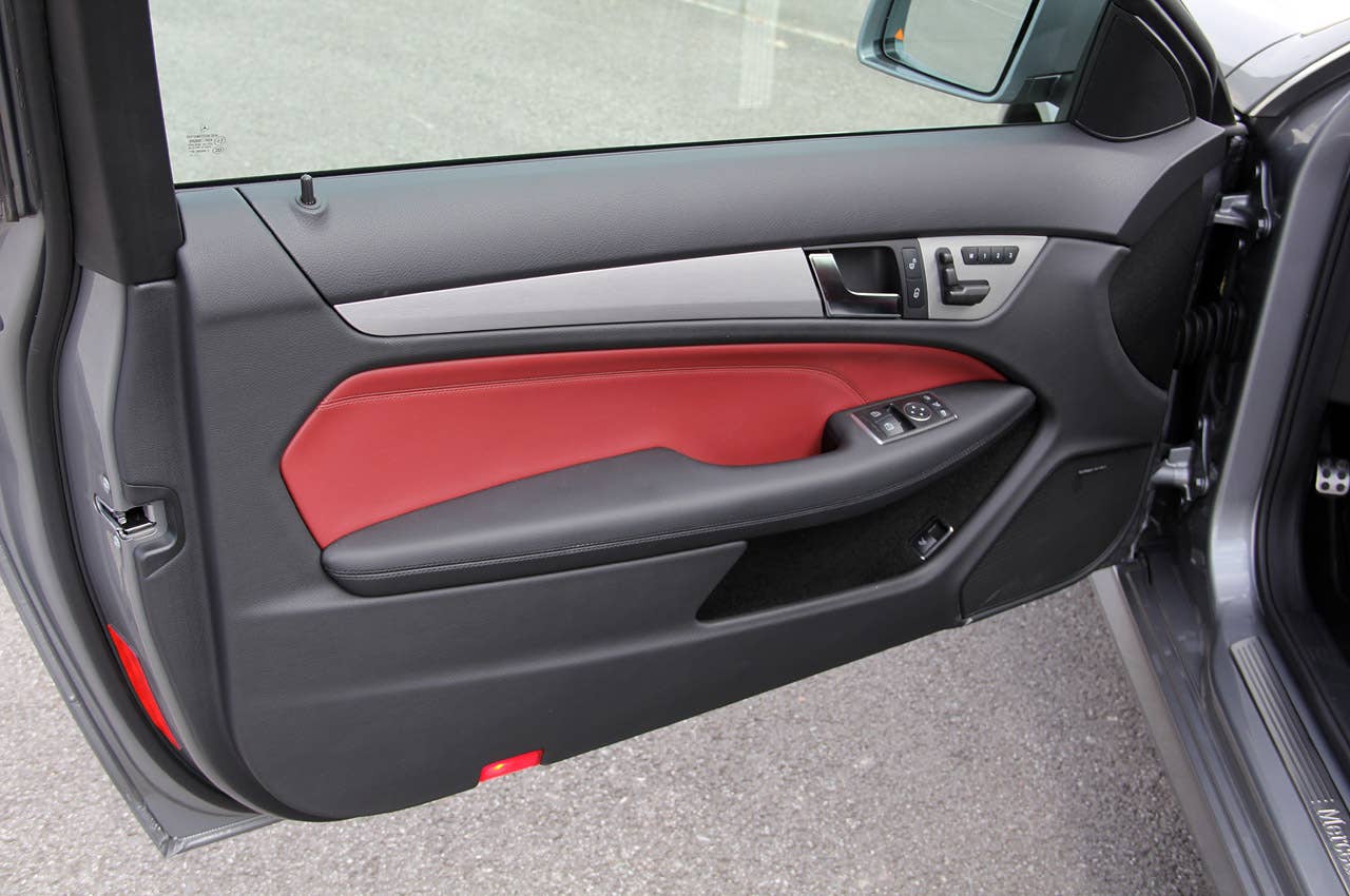 2012 Mercedes C-Class Coupe door