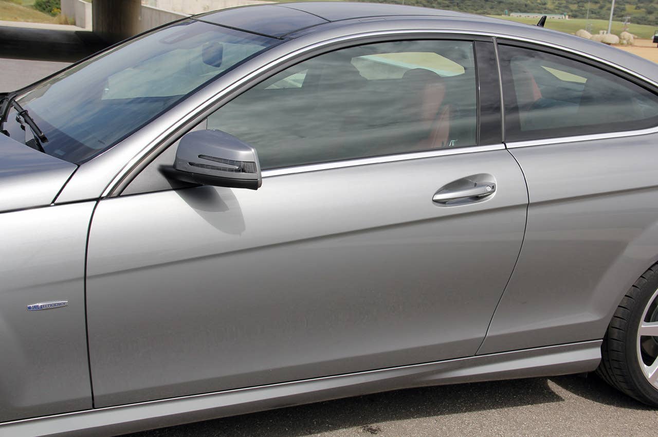 2012 Mercedes C-Class Coupe door