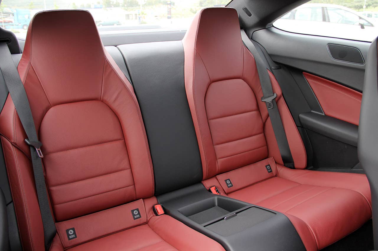 2012 Mercedes C-Class Coupe rear seats