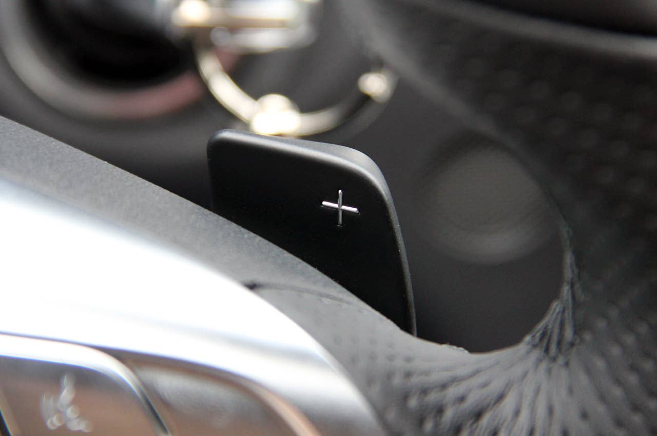 2012 Mercedes C-Class Coupe paddle shifter