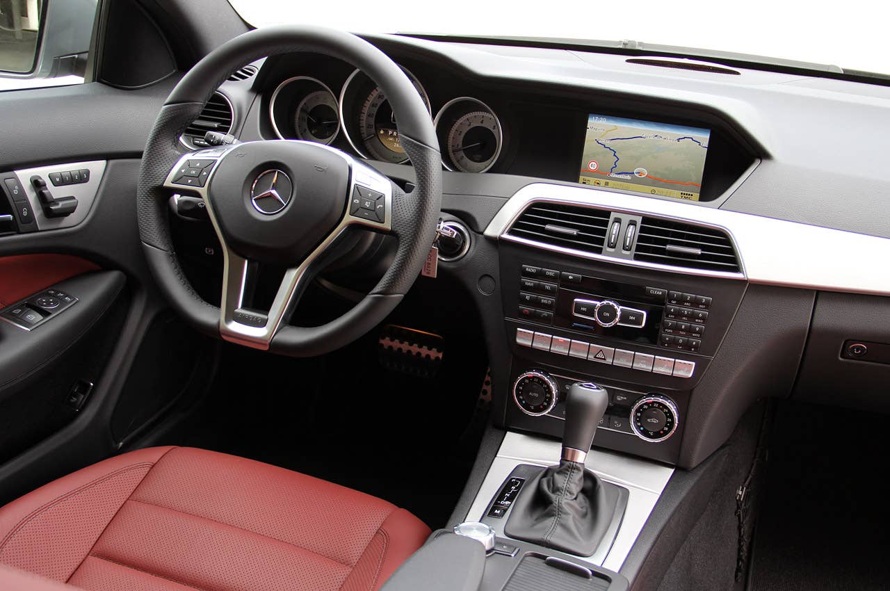 2012 Mercedes C-Class Coupe interior