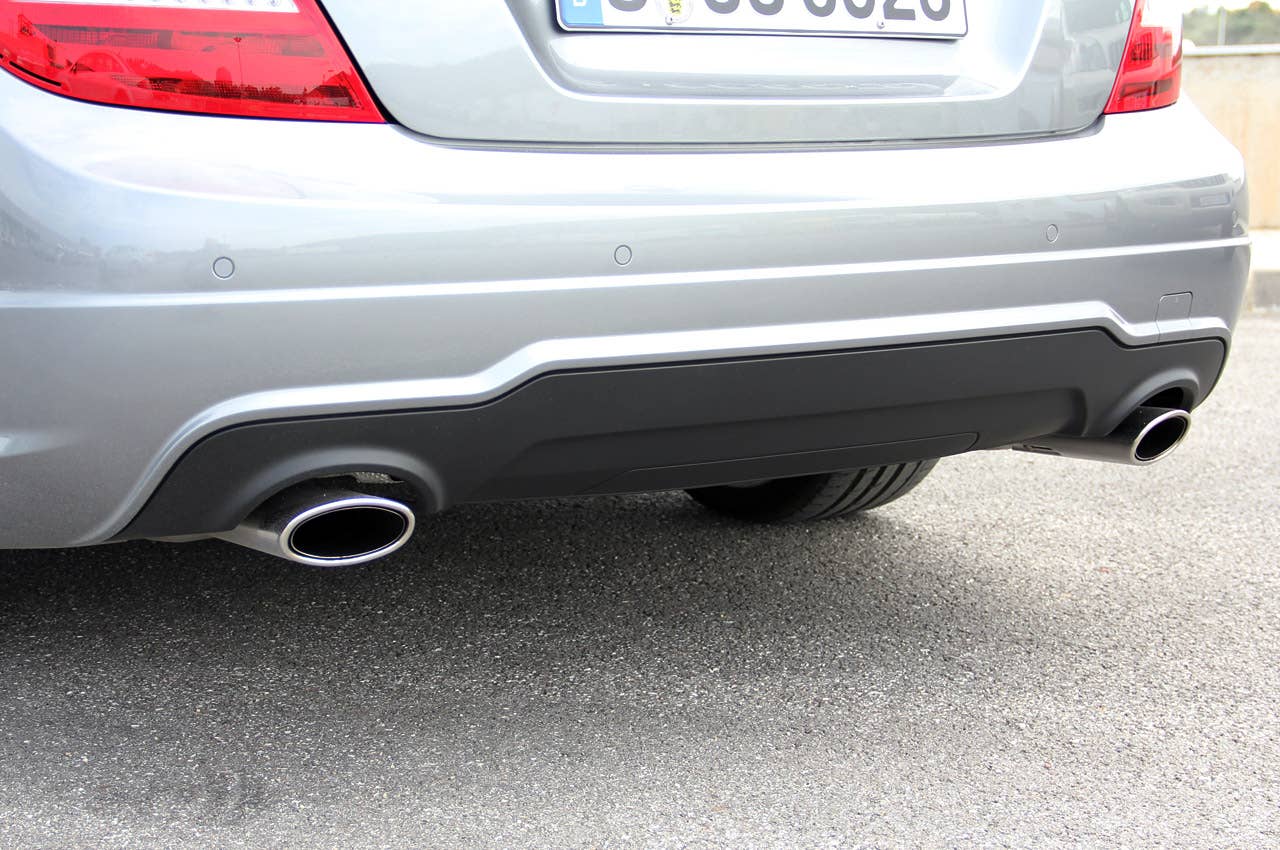 2012 Mercedes C-Class Coupe rear fascia