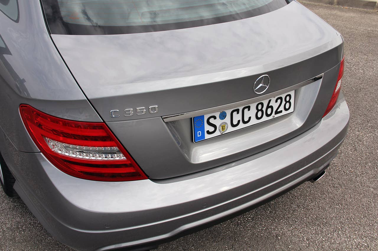 2012 Mercedes C-Class Coupe rear detail