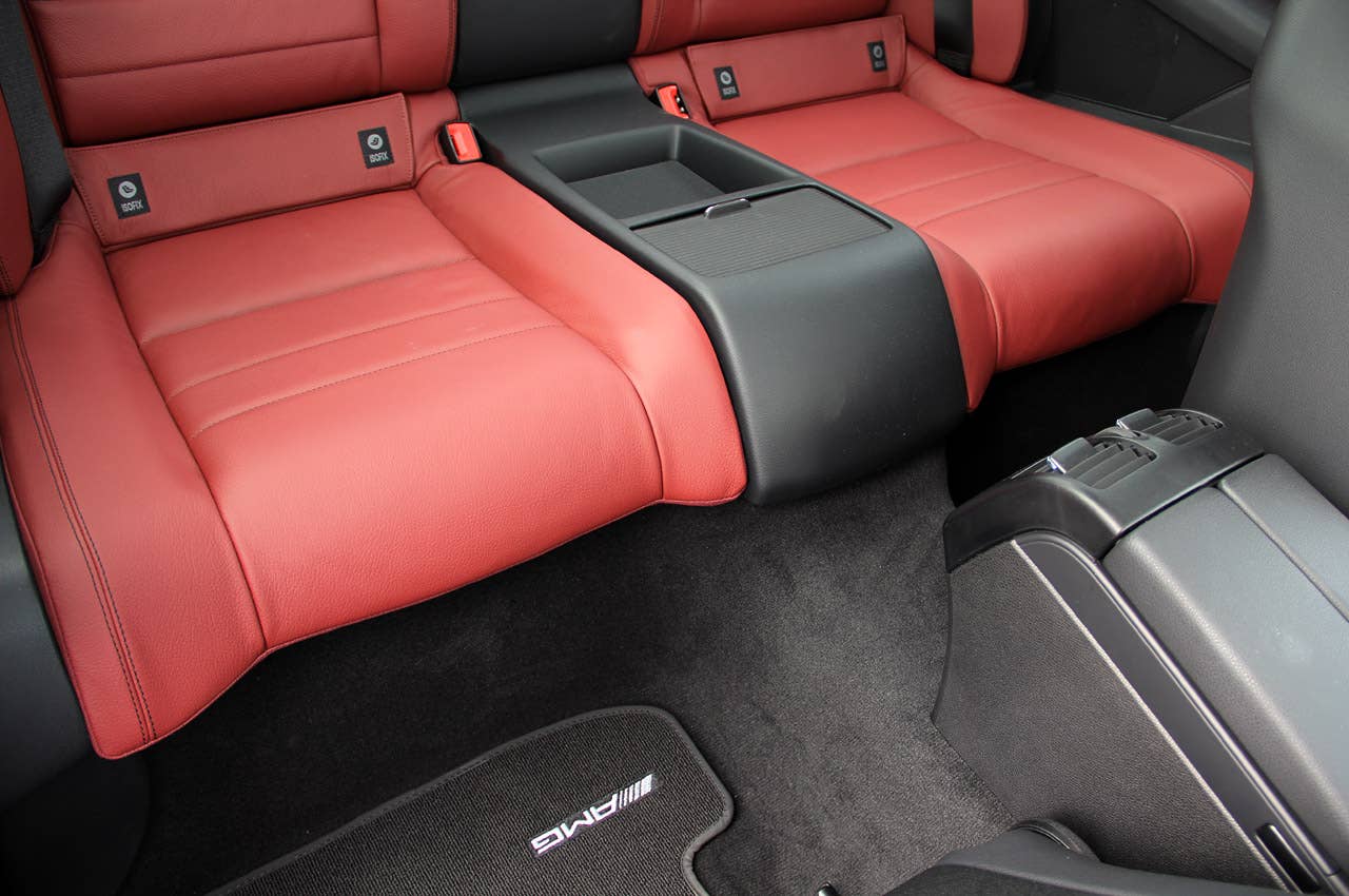 2012 Mercedes C-Class Coupe rear seats