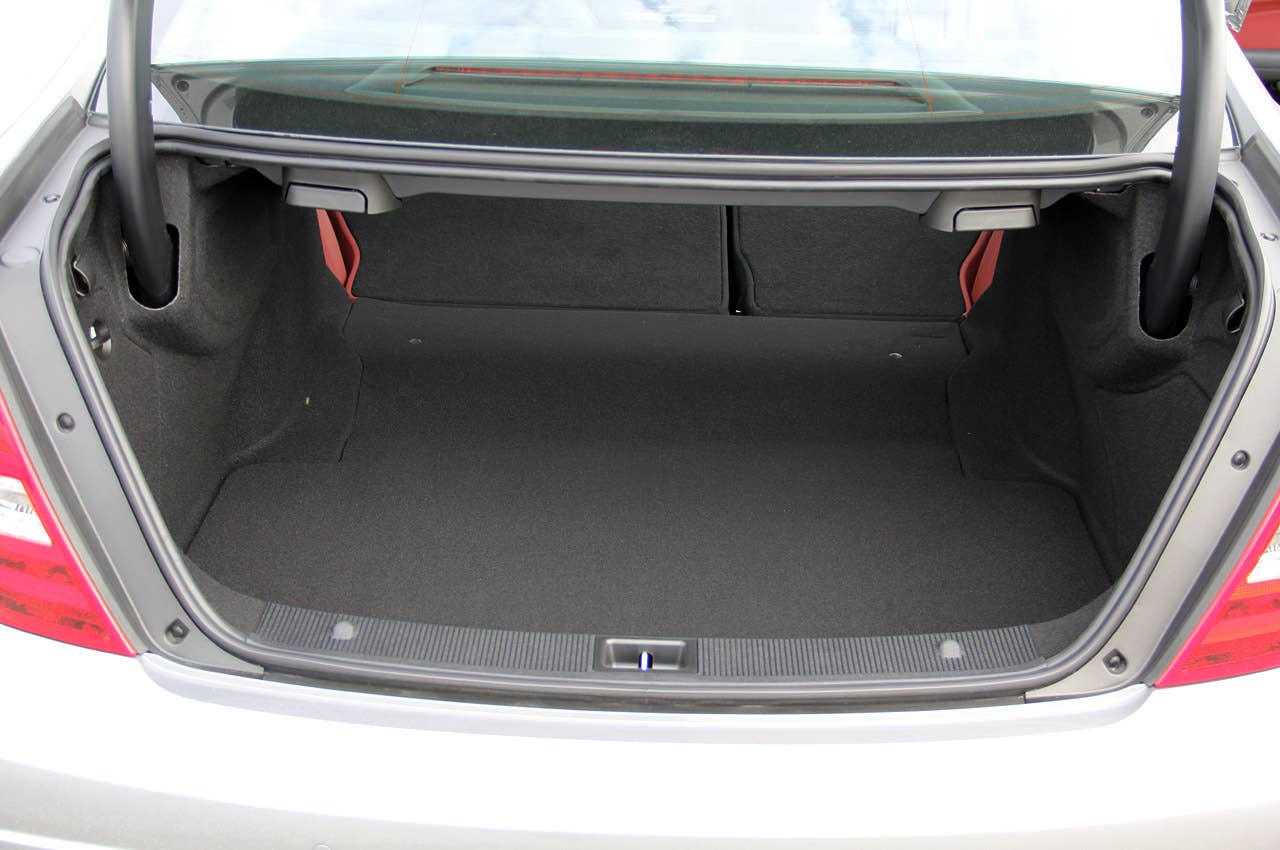 2012 Mercedes C-Class Coupe trunk