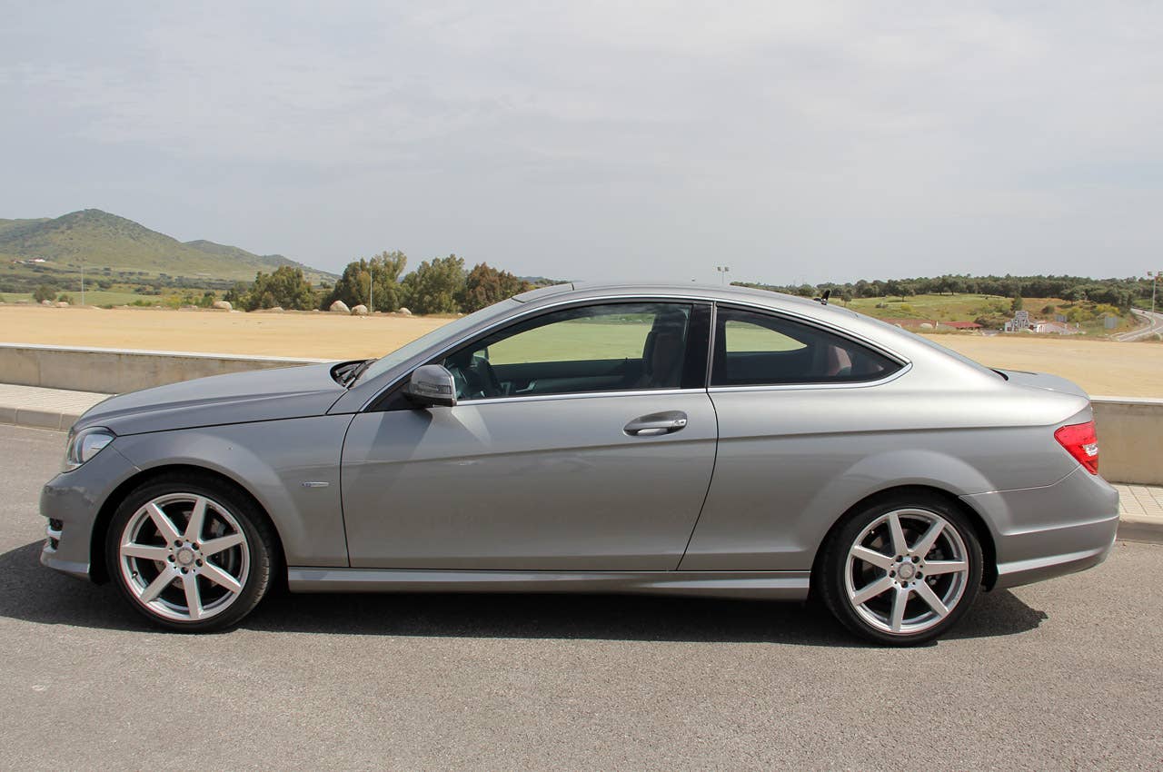 2012 Mercedes C-Class Coupe side view