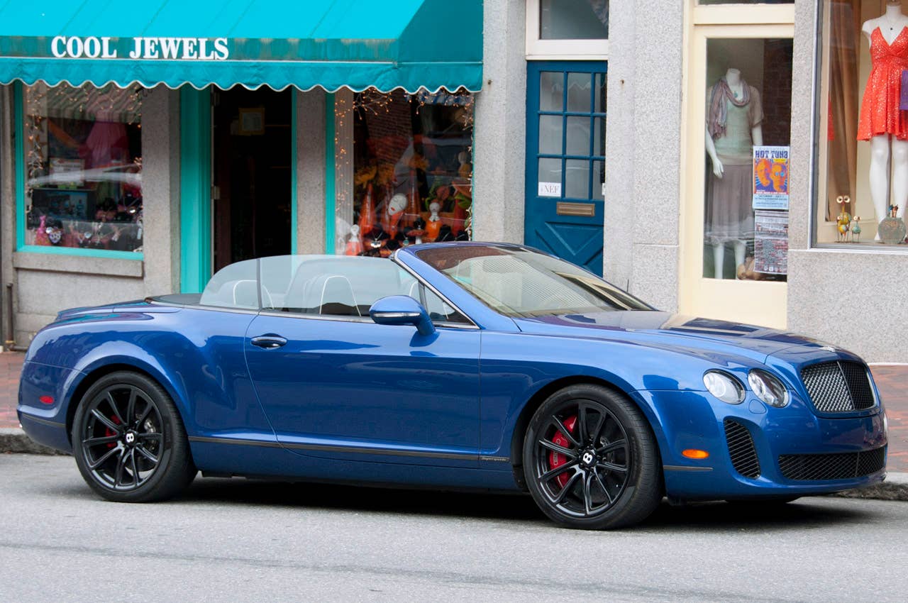 2012 Bentley Continental Supersports Convertible front 3/4 view