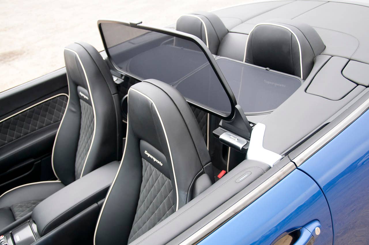 2012 Bentley Continental Supersports Convertible wind deflector