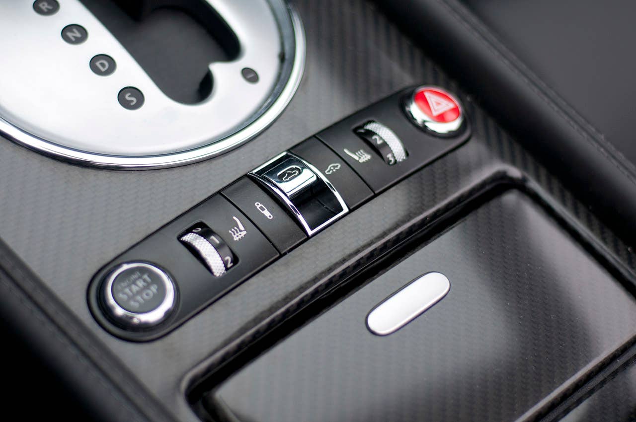 2012 Bentley Continental Supersports Convertible seat warmer controls