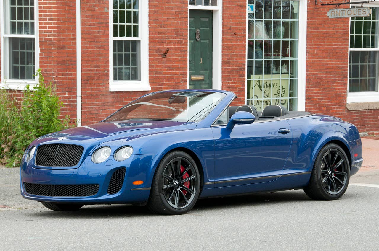 2012 Bentley Continental Supersports Convertible front 3/4 view