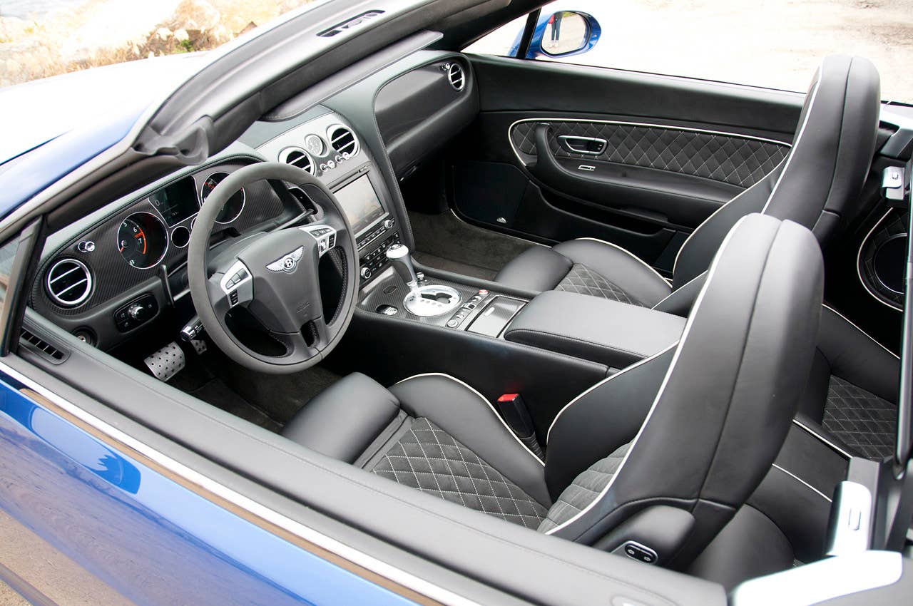2012 Bentley Continental Supersports Convertible interior