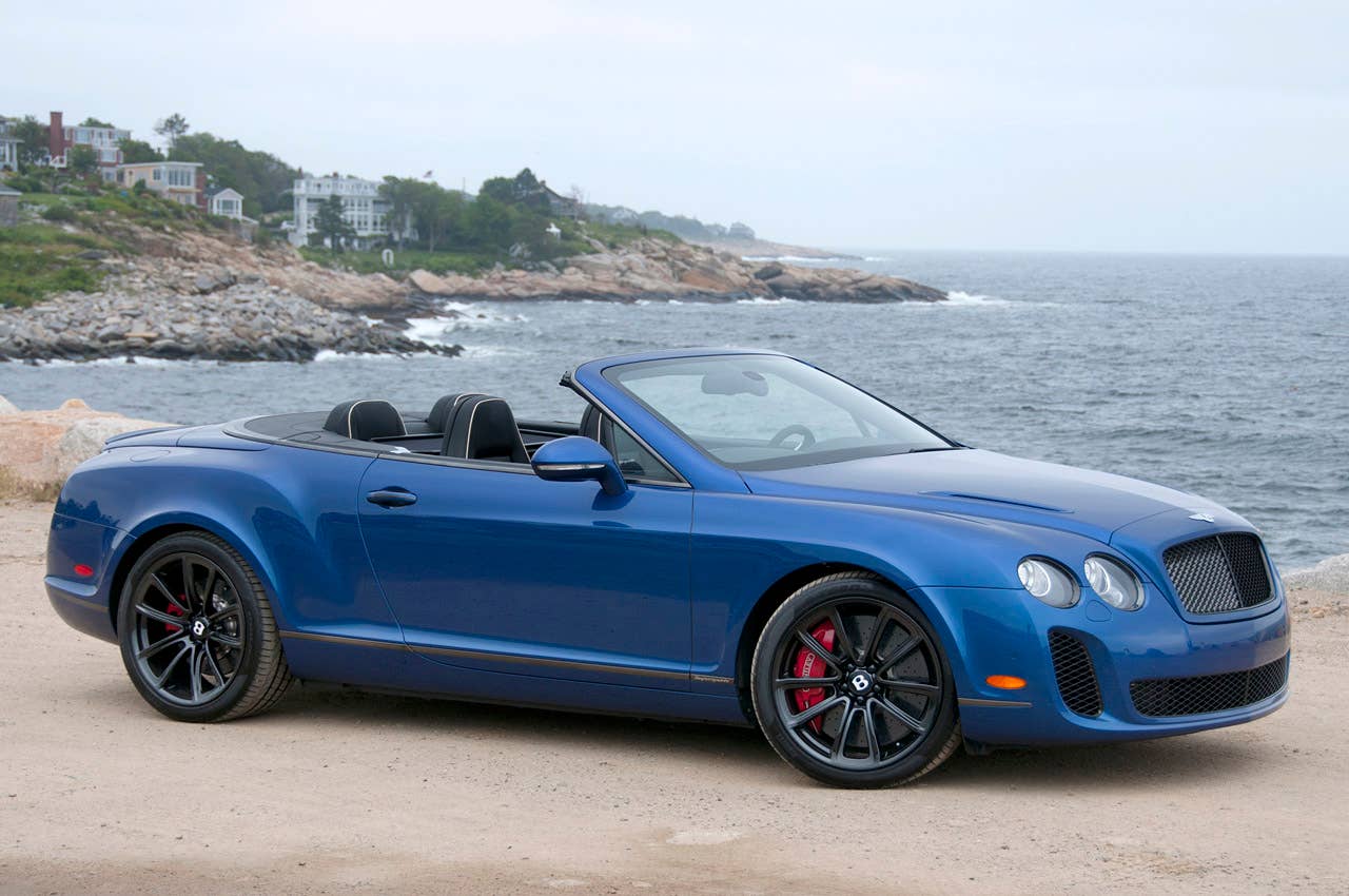2012 Bentley Continental Supersports Convertible front 3/4 view