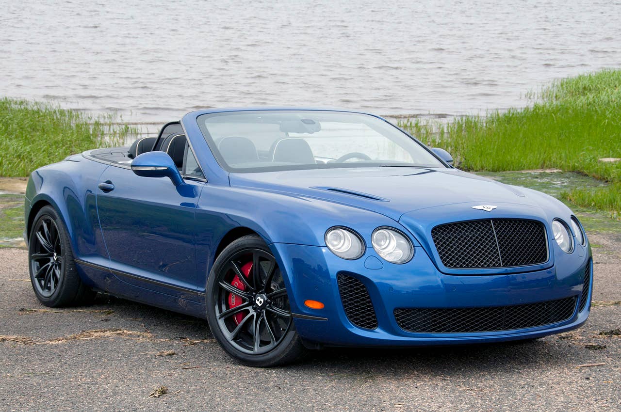 2012 Bentley Continental Supersports Convertible front 3/4 view