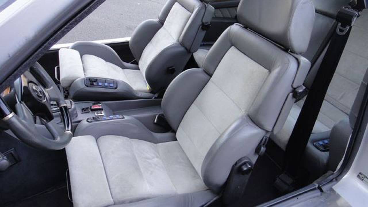 1976 Mercedes-Benz 450 SEL Sbarro Gullwing front seat