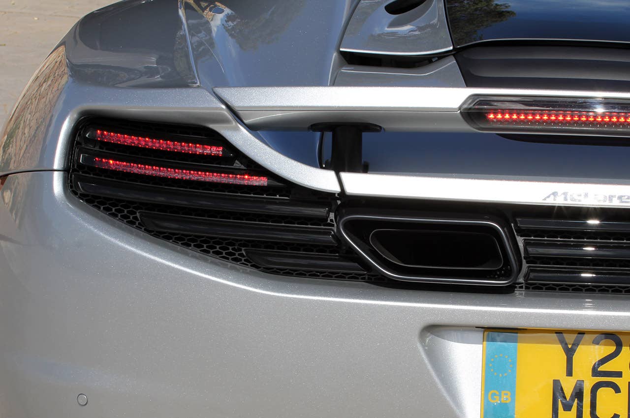 2013 McLaren MP4-12C Spider rear detail
