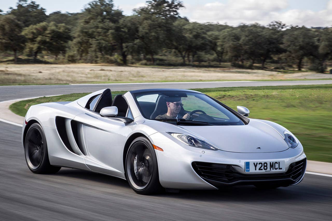 2013 McLaren MP4-12C Spider driving