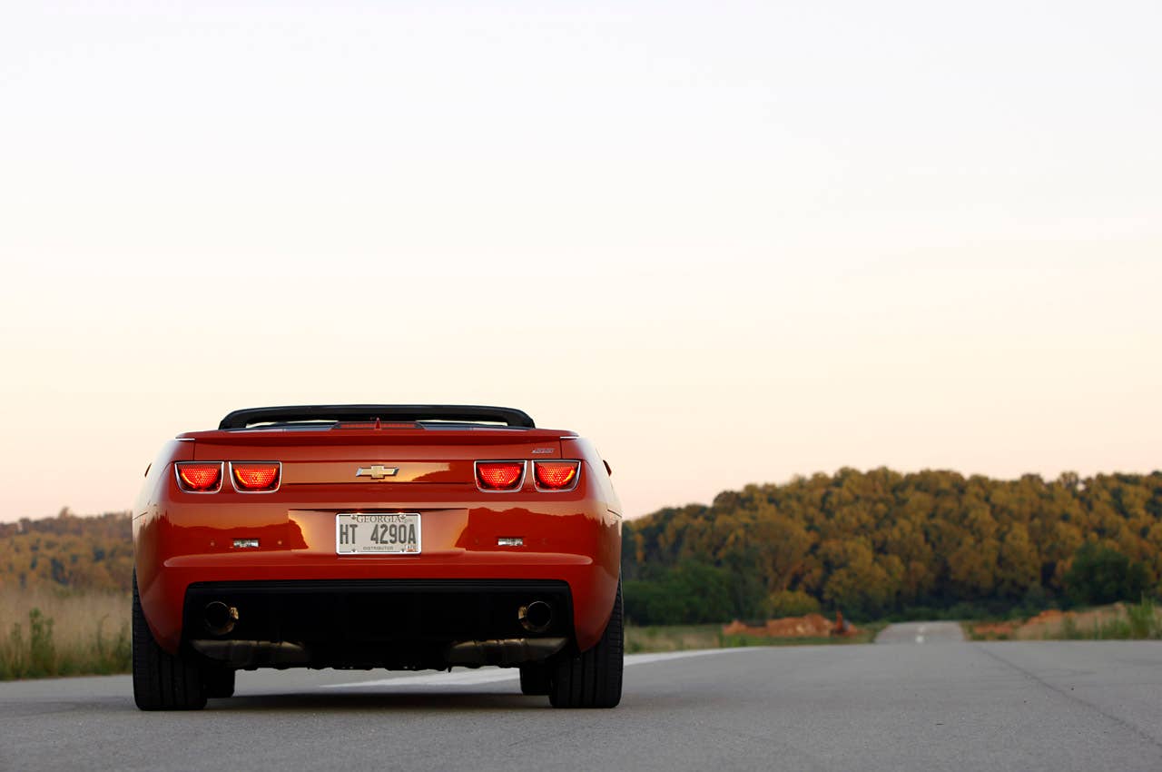 2011 Chevrolet Camaro SS Convertible rear view
