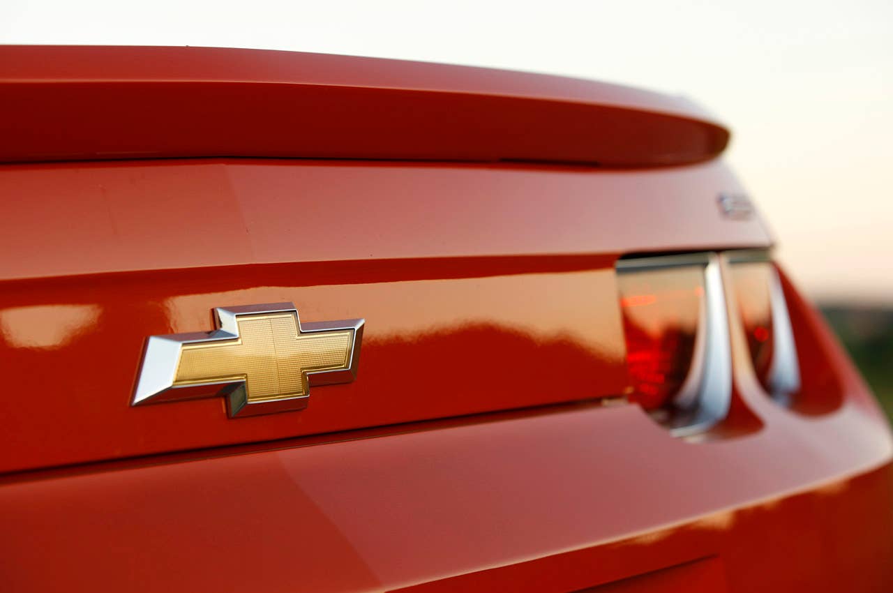 2011 Chevrolet Camaro SS Convertible badge