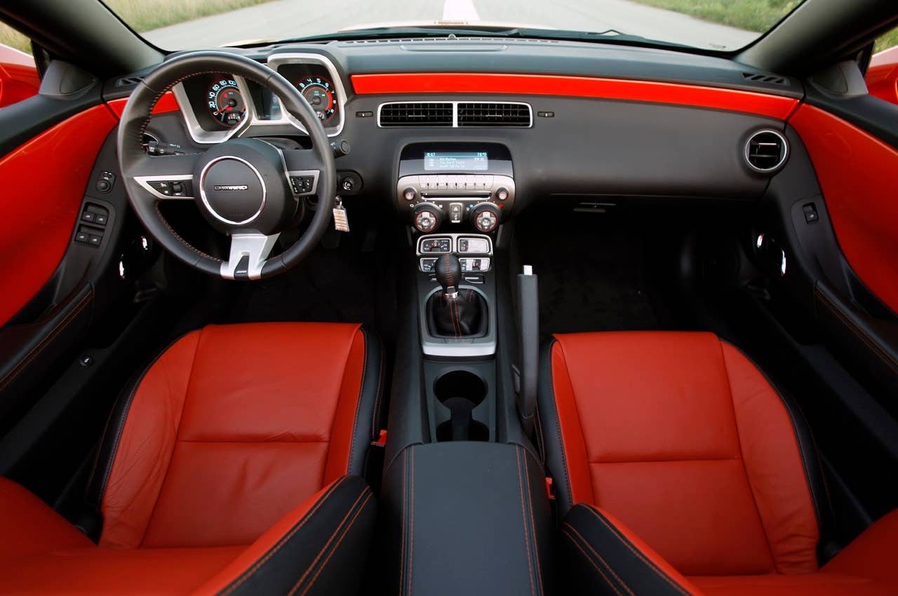 2011 Chevrolet Camaro SS Convertible interior