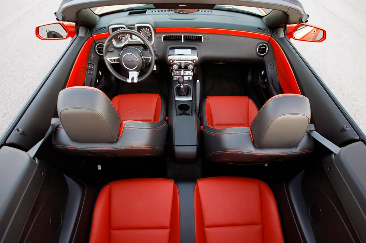 2011 Chevrolet Camaro SS Convertible interior