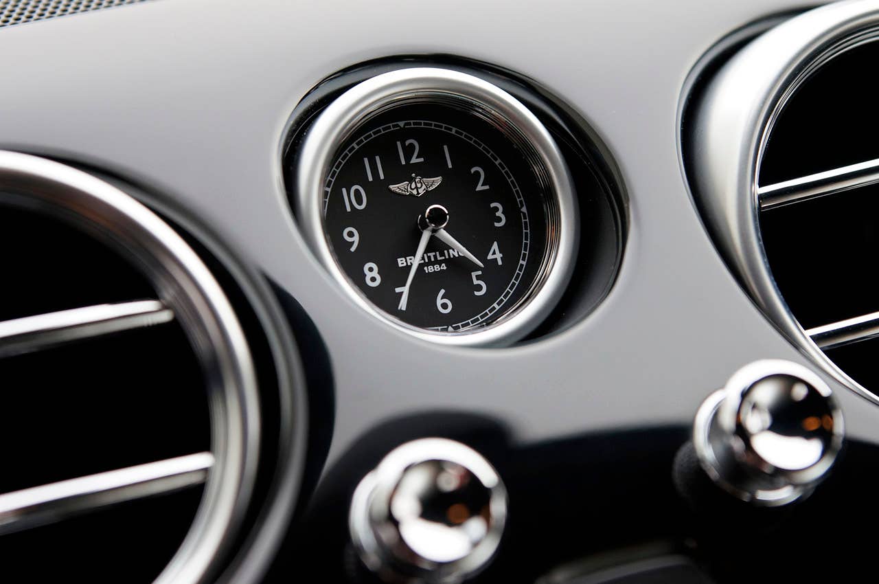 2013 Bentley Continental GT V8 dash clock