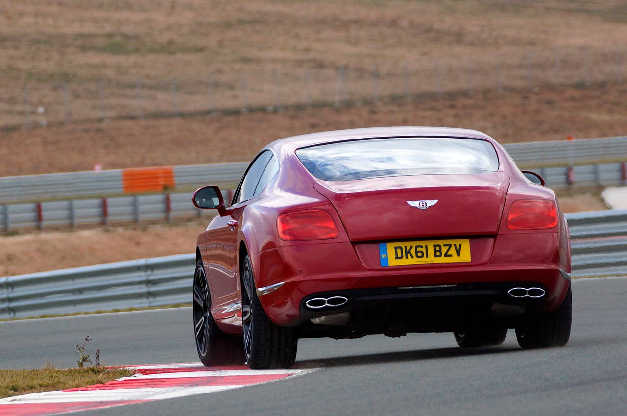 2013 Bentley Continental GT V8 on track