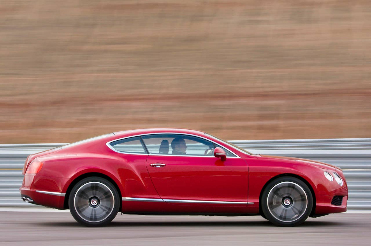 2013 Bentley Continental GT V8 on track