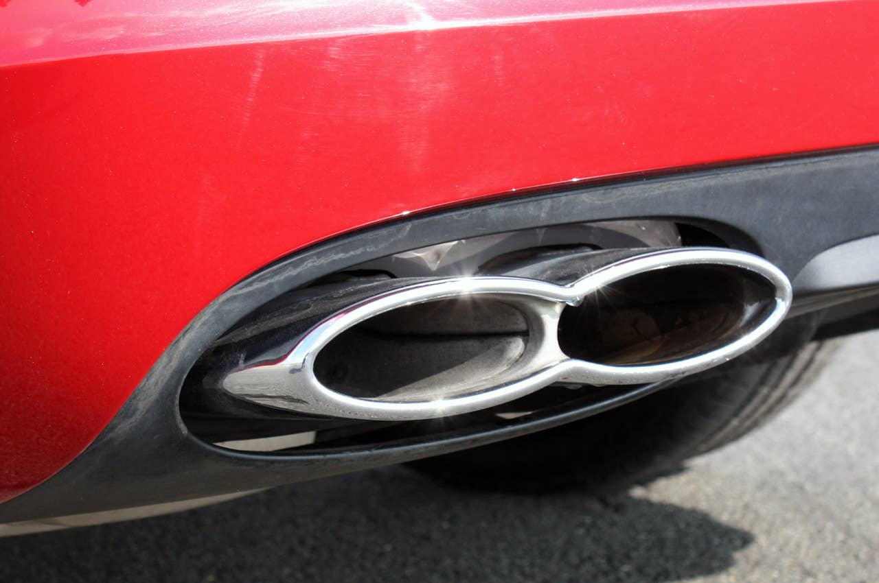 2013 Bentley Continental GT V8 exhaust tips