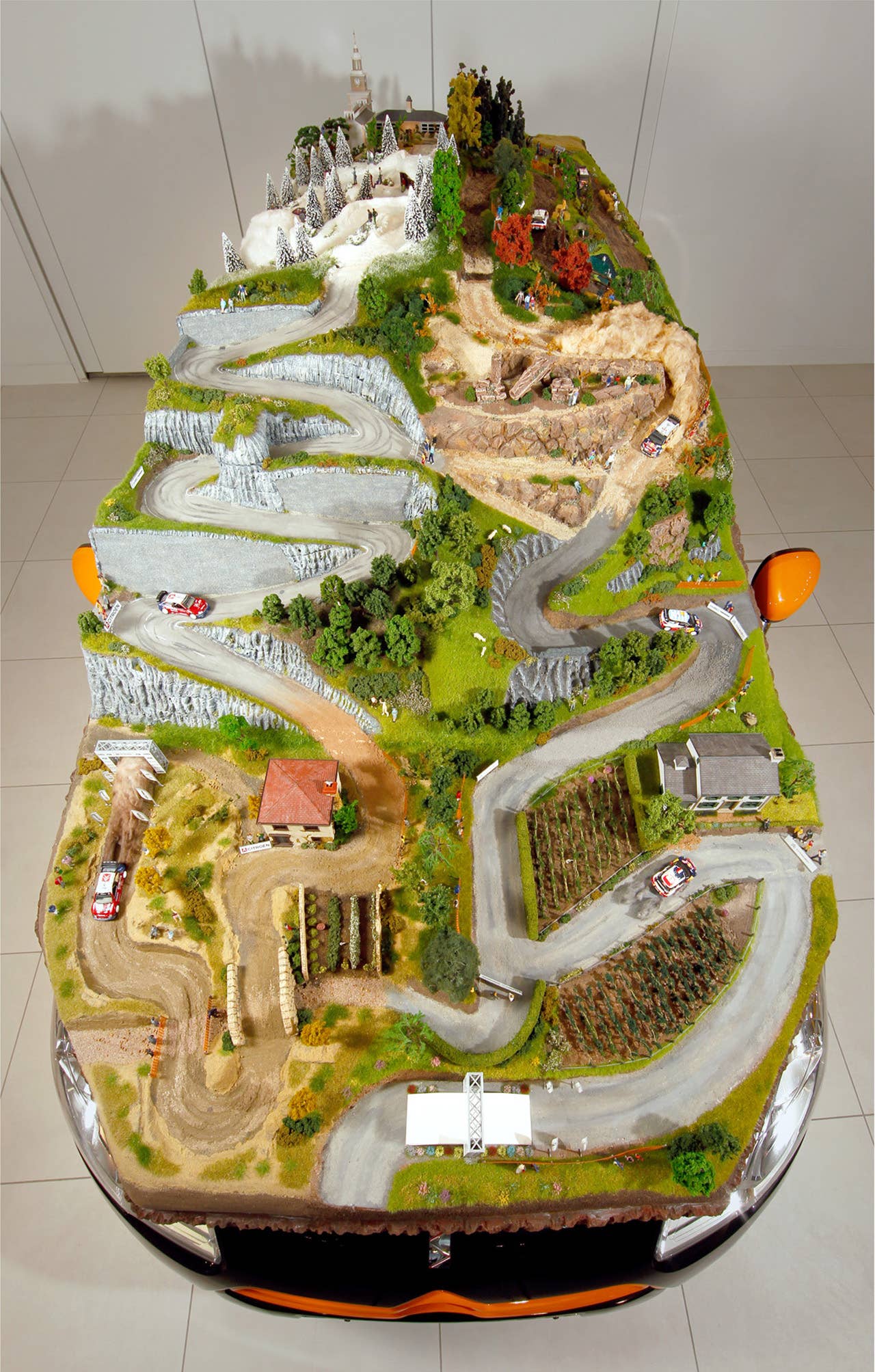Citroen DS3 WRC Diorama detail